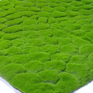 Lorenda TAIX003 indoor simulation green plant faux lawn raised turf decoration artificial moss grass wall