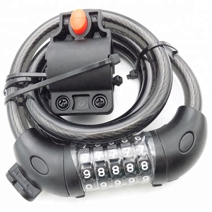 Durable En Plastique Matériel 5 Chiffres Coloré Vélo De Verrouillage par Chaîne 1.5 m Long Cadenas de Sécurité - Product Image 5