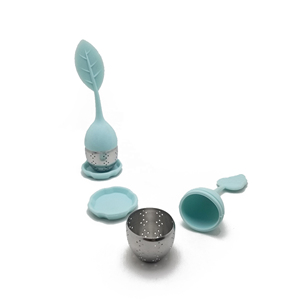 Nouveauté Noël Père Noël En Acier Inoxydable Infuseur à Thé En Silicone - Product Image 3