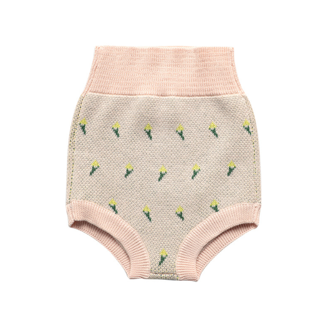 PHB 11524 трикотажные модные вязаные крючком шорты для маленьких девочек и мальчиков