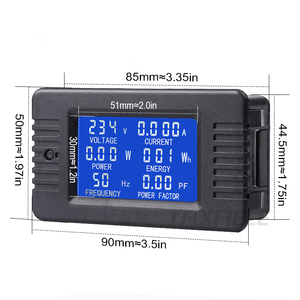 Vôn Kế Ampe Kế AC80-260V 100A Với Cuộn Dây CT TX022, Máy Đo Điện Áp Kỹ Thuật Số Hiện Tại Màn Hình LCD Amp Volt Watt Kwh - Product Image 6