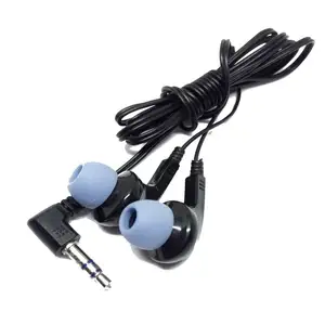 China supplier Low price cheap disposable earphone,aviation headset airline earphone earbud headset