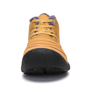 Zapatillas de casa cómodas con botines Unisex cálidos zapatos de algodón de invierno para hombres - Product Image 4