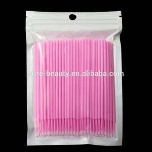 100 Pezzi Applicatori Professionali Sottili Monouso in Plastica Micro Pennelli per Trucco Permanente Estensione Ciglia Bellezza delle Unghie - Product Image 5