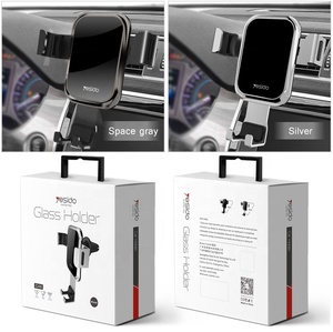 vidrio templado Teléfono Celular del coche de montaje en la gravedad de ventilación de aire para teléfono móvil de coche - Product Image 6