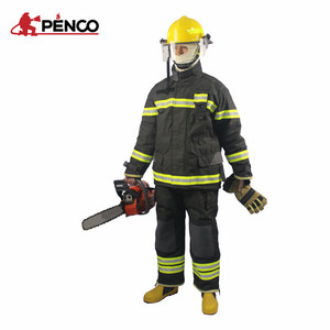 Огнестойкий хлопковый Пожарный костюм цвета хаки - Product Image 3