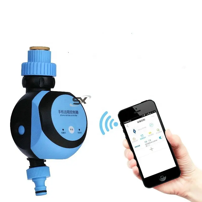 Intelligent drip irrigation work WIFI Smart watering valve with phone remote controller Diverse timing