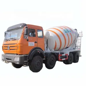 Beiben kullanılmış beton mikseri kamyon kapasitesi 9m3 beton mikser kamyonu