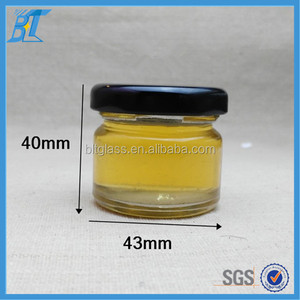 30 ml 25 ml g 1 oz claro mini hermético mermelada y miel contenedor de alimentos tarro de <span class=keywords><strong>cristal</strong></span> con tapa - Product Image 5