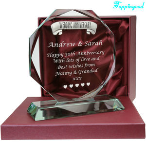 De cristal de <span class=keywords><strong>Jade</strong></span> de premio trofeo para el aniversario de boda recuerdo - Product Image 5
