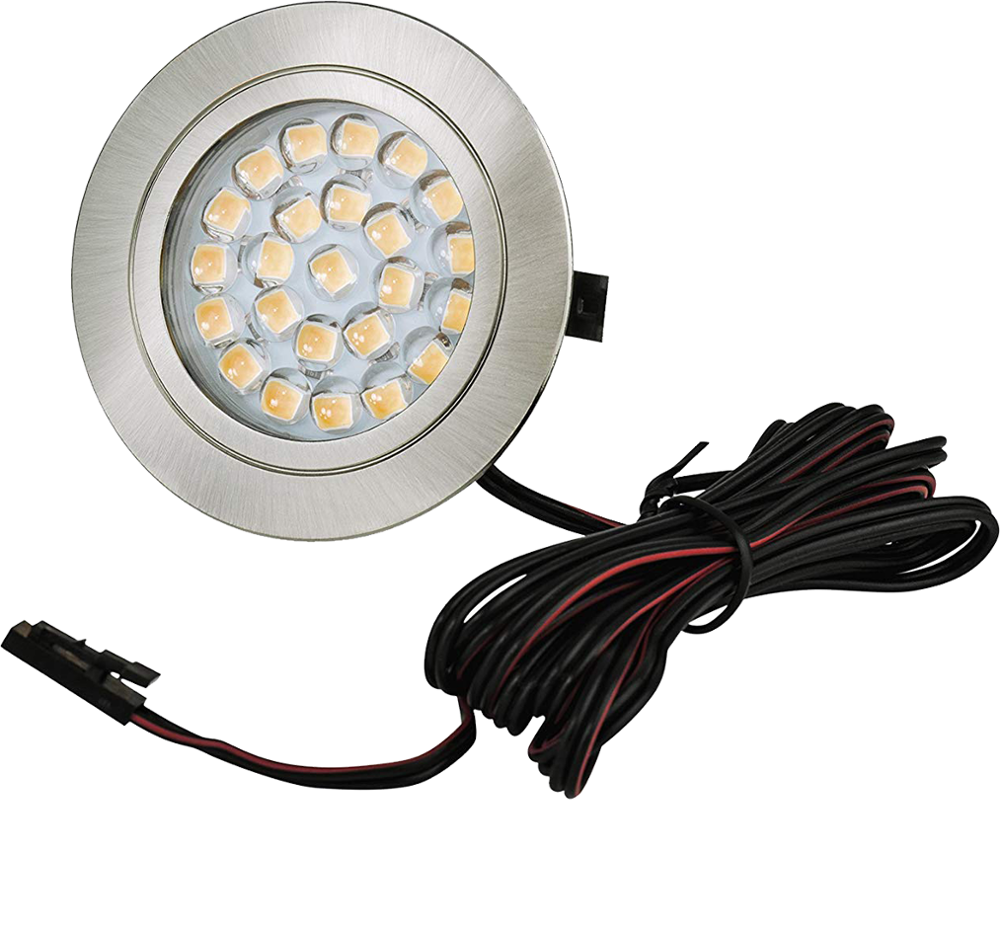 12V под кабинет светодиодные лампы Комплект 3 пакеты тонкий алюминиевый шайбы лампы с 3-ходовой все приложенными к нему аксессуарами для счетчик кло