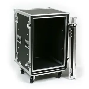 16U שטח הלם הר Amp 19 "Rack כביש סיור טיסה מקרה