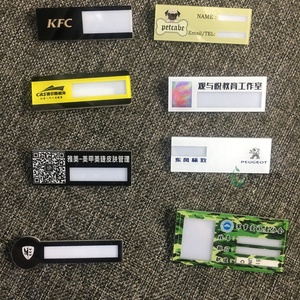 Nhựa Rõ Ràng Trong Suốt Acrylic Từ Pin Tên Tag - Product Image 4