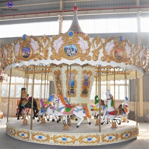 Fabricante de China, parque de diversiones adulto 24 asientos carrusel paseos a caballo para la venta - Product Image 6