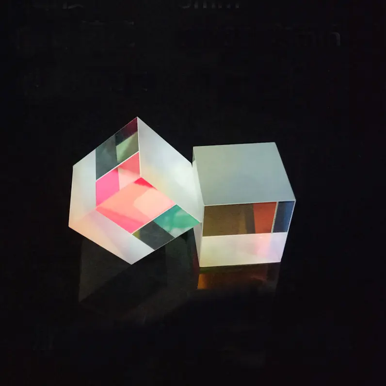 25*25*25 мм мини оптический glss дихроический прямоугольный куб x-cube prism