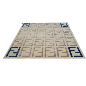 Printed customized carpet roll, sorft color floor carpet covering for hotel , home , villa carpe