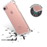 Coque de téléphone transparente en TPU antichoc pour Iphone 8 8 Plus X XS 11 12 13 14 15 16 17 Pro Max