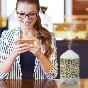 OEM sửa đổi thiết kế khuếch tán hương thơm kim loại với bộ khuếch tán màu trắng và đồng cổ điển - Product Image 2