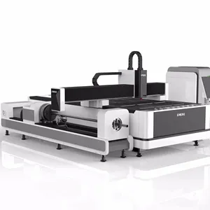 Rotary Laser Engraving Mesin 3000 W 3kw Laser Cutting Mesin Gweike Fiber 3000