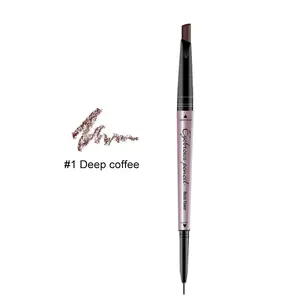 Wholesale Eye Makeup Handy Portable Waterproof Double-headed Flat Eyebrow Pencil