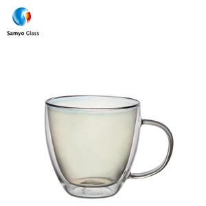 Clase de borosilicato de doble pared de vidrio de vino Copa - Product Image 2