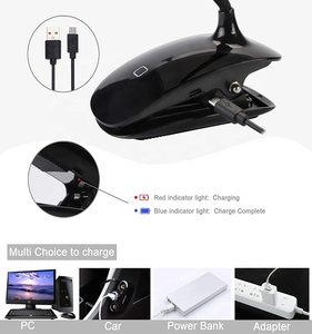 Có Thể Sạc Lại 15 Đèn LED Sách Ấm Trắng Có Thể Điều Chỉnh Độ Sáng Clip Trên Đèn Đọc Sách Cho Sách - Product Image 4