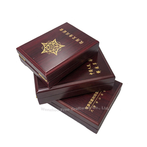 Hộp đựng quà lưu niệm bằng gỗ, hộp trưng bày huy chương nhỏ, hộp đựng huy hiệu kỷ niệm, hộp đựng tiền xu cổ, hộp đựng giải thưởng bằng gỗ - Product Image 5