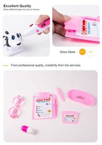 Kinderen Doen Alsof Ze Verhalen Spelen Plastic Medische Set Kits Voor Huisdieren Speelgoed Dokters Met Licht - Product Image 3