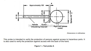 Sonde de test IPX IEC60529 - Product Image 3