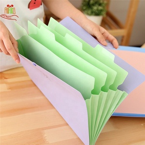 Leuke 10 Kleur Carpetas Waterdichte Plastic Bestand Mappen Glimlach A4 Bestand Uitbreiding Document Map A4 - Product Image 6