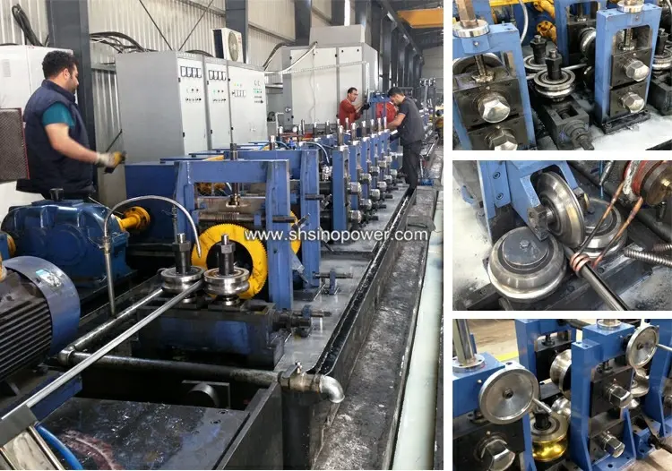 Metal Pipe Machine Automatic Welding Metal Steel Pipe Machine Pipe Production Line Square Steel Pipe Roll Forming Machine Price