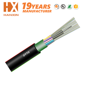 Hanxin <span class=keywords><strong>19</strong></span> ans OEM usine Haute efficacité PE gaine résistance acide conduit coaxial 212 256 288 noyau CÂBLE fiber optique câble - Product Image 4