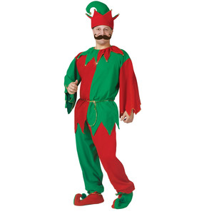 Disfraz <span class=keywords><strong>de</strong></span> <span class=keywords><strong>elfo</strong></span> <span class=keywords><strong>de</strong></span> Navidad <span class=keywords><strong>para</strong></span> hombres y mujeres Disfraz <span class=keywords><strong>de</strong></span> <span class=keywords><strong>elfo</strong></span> <span class=keywords><strong>de</strong></span> pareja rojo y verde - Product Image 3