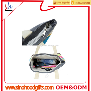 mujeres de la onda de la playa de la lona bolso botón grande británico plaid <span class=keywords><strong>DaWanda</strong></span> bolsos de mano bolsos de hombro bolsas - Product Image 6