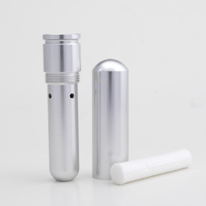 Inhalateur nasal vierge d'huiles essentielles en alliage d'aluminium - Product Image 3
