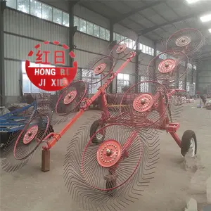 Agriculture equipment 4 wheel hay rake hot sale