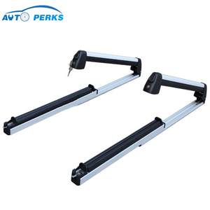 Aluminio al por mayor techo portabicicletas coche portador portaesquís nieve estante - Product Image 1