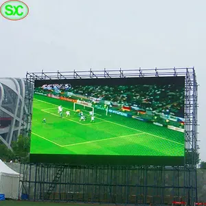 P10 jogo de esportes digital com led, marcador e temporizador para basquete e futebol