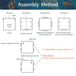 Caja de aislamiento <span class=keywords><strong>doble</strong></span> para pecera de Acuario, incubadora para incubar peces, Caja de aislamiento - Product Image 5