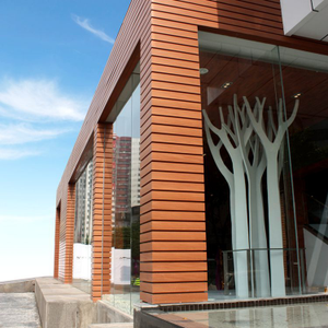 Matériaux de construction écologiques Revêtement mural extérieur en PVC <span class=keywords><strong>bois</strong></span>-plastique Revêtement mural intérieur en PVC - Product Image 1