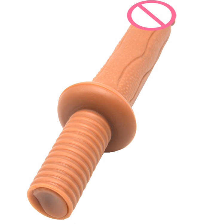 dr best vibration erfahrungen Gummi-Gleiter Dildo mit Handgriff main image 1