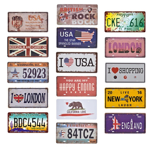 Targa decorativa in <span class=keywords><strong>metallo</strong></span> goffrato <span class=keywords><strong>Vintage</strong></span> a buon mercato di alta qualità - Product Image 2