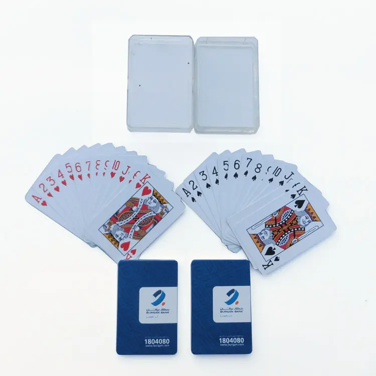 Toptan OEM Özel Yüksek Kaliteli plastik PVC Su Geçirmez Özel Oyun poker Oyun Cardspromotional oyun kartları Özelleştirilmiş