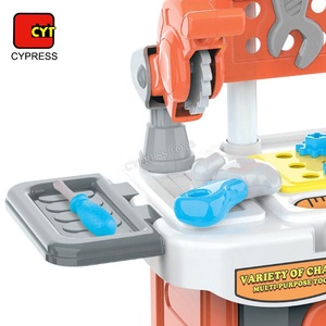 2 en 1 Deluxe herramienta <span class=keywords><strong>maleta</strong></span> juego chico plástico herramienta <span class=keywords><strong>juguete</strong></span> - Product Image 4
