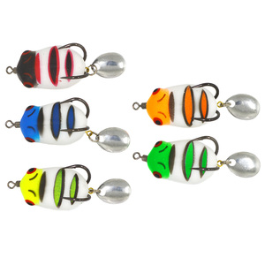 <span class=keywords><strong>Esca</strong></span> da Pesca Morbida a Forma di Rana 3,5cm 4,8g <span class=keywords><strong>per</strong></span> <span class=keywords><strong>Persico</strong></span> e <span class=keywords><strong>Trota</strong></span>, Spinner in Metallo, Plastica e PVC <span class=keywords><strong>per</strong></span> Pesca Fluviale - Product Image 1
