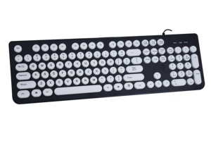 2019 nuevo modelo ronda Keycap diseño Simple <span class=keywords><strong>para</strong></span> <span class=keywords><strong>PC</strong></span> de la Oficina de <span class=keywords><strong>teclado</strong></span> - Product Image 2