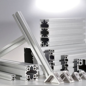 <span class=keywords><strong>BOSCH</strong></span> compatible profilés en aluminium PG40 Groupe 4040 4080 40120 40160 80200 extrusion d'aluminium de fente de t - Product Image 2
