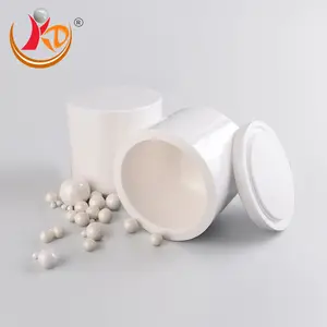 Industrie Keramiek Mini Kogelmolen Gebruik China Leverancier Hoge Pury Zirkonium Oxide Smeltkroes Keramische Tank Zirconia Pot Met Deksel