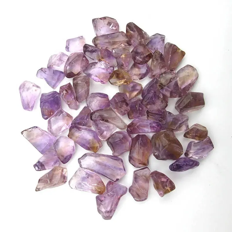 Wholesale high quality raw rough ametrine natural quartz crystal stone