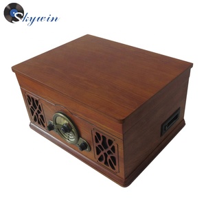 <span class=keywords><strong>Audio</strong></span> <span class=keywords><strong>de</strong></span> alta fidelidad tocadiscos cd registro cassette radio player con bluetooth - Product Image 1